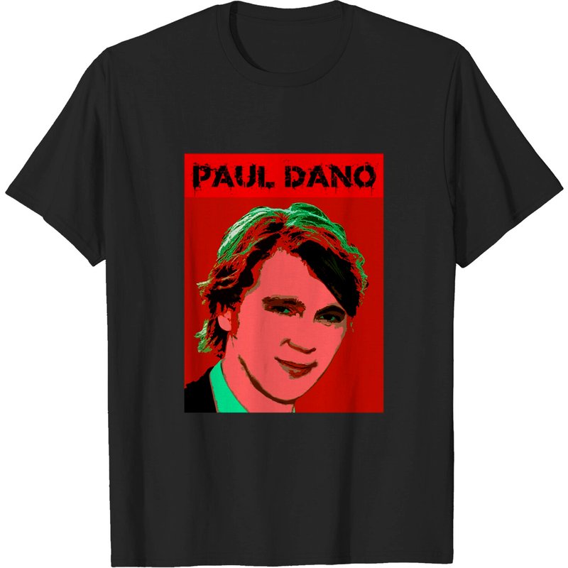 T-shirt classique Paul Dano pour hommes en noir — T-shirts pour hommes