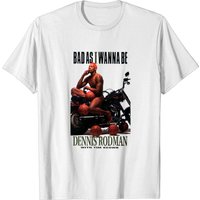 T-shirt de basketball Dennis Rodman Bad As I Wanna Bee pour hommes