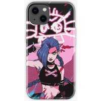 Jinx, Arcane iPhone Case - Clear TPU Flexi Design