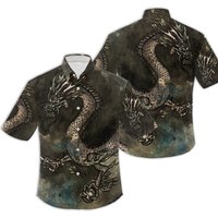 Chinese Dragon Hawaiian Shirt for Men