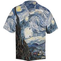 Starry Night Art Hawaiian Shirt for Men