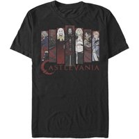 T-shirt Fifth Sun pour hommes avec panneaux de personnages Castlevania — T-shirts pour hommes