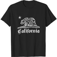 California Republic Paisley Bandana Bear Men's T-Shirt