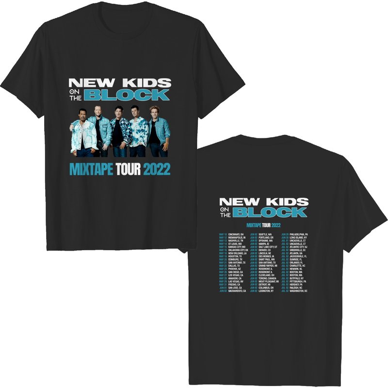 T-shirt Nk On The Block Mixtape Tour 2022 pour hommes — T-shirts pour hommes