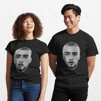 T-shirt classique Fezco pour hommes en noir