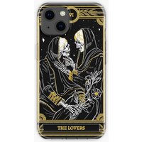 Coque iPhone Carte de Tarot Les Amoureux — Coque de téléphone