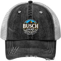 Busch Light Beer Corn Circle Logo Trucker Hat