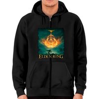 Hoodie à zip Elden Ring pour unisexe en noir