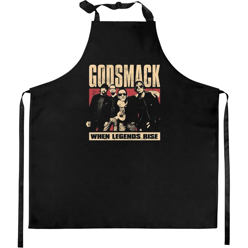 Godsmack Unisex Kitchen Aprons: Legends Photo — Kitchen Aprons