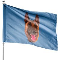 Belgian Malinois House Flag - Double-Sided Outdoor Flag