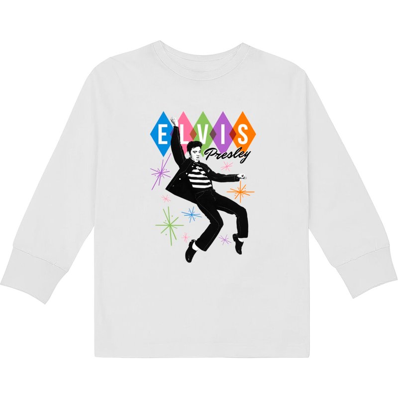 T-shirt à manches longues Elvis Presley Dancing Star pour enfants — T-shirts pour hommes