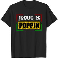 Jesus Is Poppin Men's Pullover T-Shirts