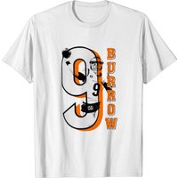 Joe Burrow Number 9 Crewneck T-Shirts for Men