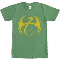 T-shirt pour hommes Iron Fist Dragon Logo