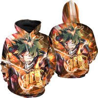 Hoodie 3D Hero Anime pour hommes et femmes — Sweats à capuche pour hommes