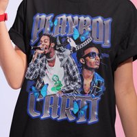 Playboi Carti Men's T-Shirt in Black