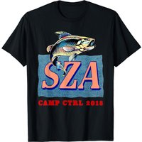 T-shirt de pêche Camp Ctrl SZA pour hommes - Noir