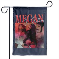 Megan Thee Stallion Garden Flags for Outdoor Use — Decorative Flags