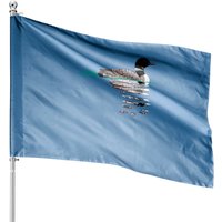 Common Loon Bird House Flag — Decorative Flags