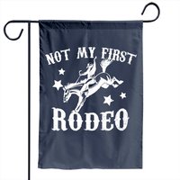 Drapeau de jardin Not My First Rodeo — Drapeaux décoratifs