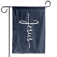 Jesus Cross Garden Flag - Double-Sided Christian Flag — Decorative Flags
