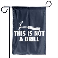 Drapeau de jardin sarcastique - Ceci n'est pas un exercice