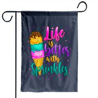 Drapeau de Jardin Cute Sweet Ice Cream Lover — Drapeaux décoratifs