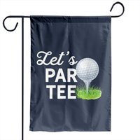 Drapeau de jardin Let's Par - Humour de golf