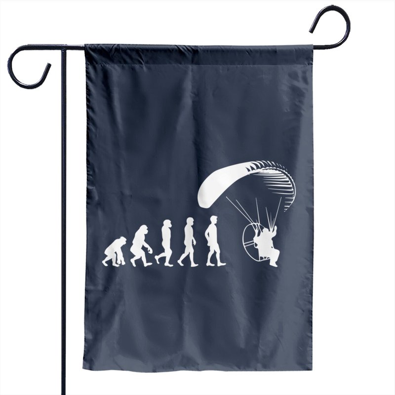 Skydive Paraglider Parachuting Garden Flag — Decorative Flags