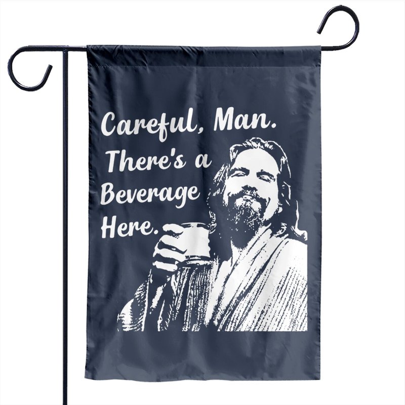 Big Lebowski Garden Flag with Vintage 90s Movie Quote — Decorative Flags