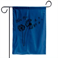 Drapeau de jardin Womens Blow Me Dandelion - Impression double face