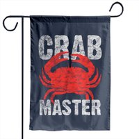 Drapeau de jardin Crab - Impression double face pour usage extérieur