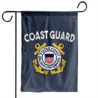 Proud Coast Guard Military Pride Garden Flag — Decorative Flags