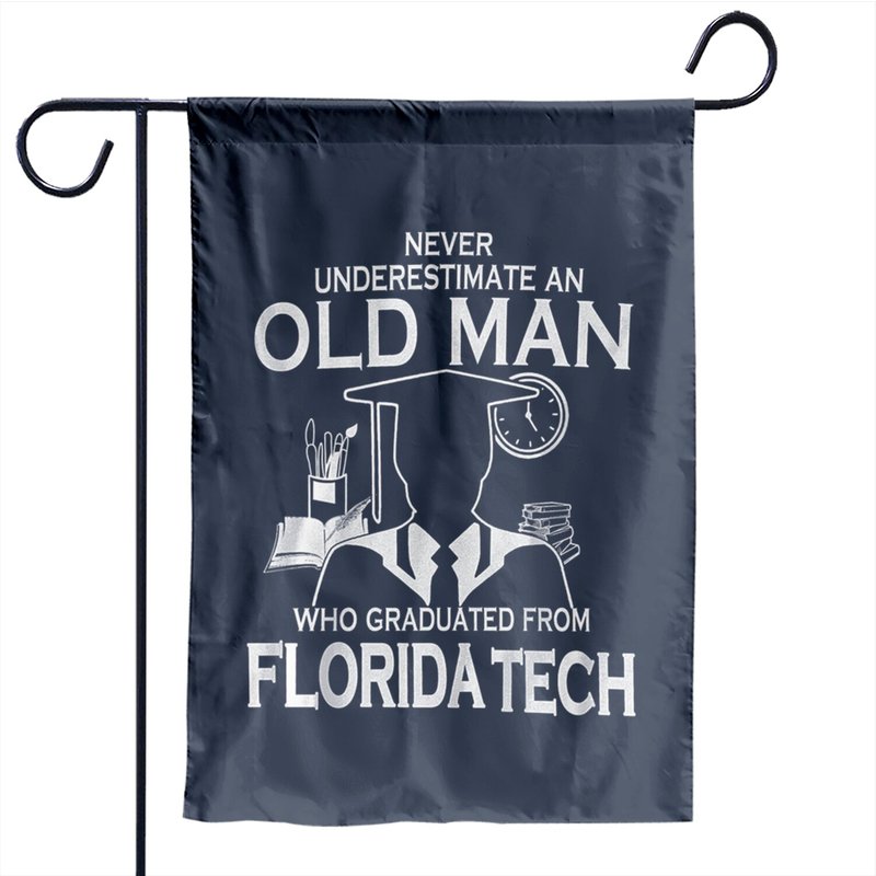 Drapeau de jardin Florida Tech Old Man Diplômé — Drapeaux décoratifs