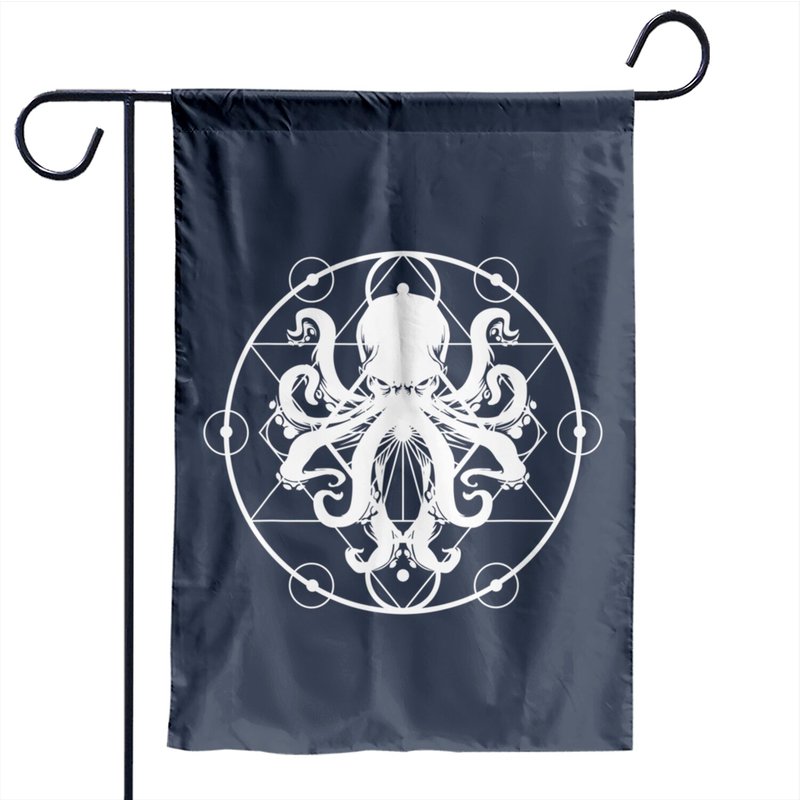 Vintage Kraken Octopus Garden Flag — Decorative Flags
