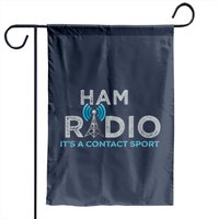 Drapeau de jardin Ham Radio It's A Contact Sport — Drapeaux décoratifs