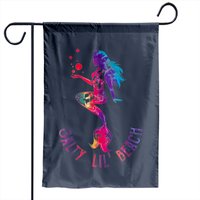 Mermaid Salty Lil' Beach Garden Flag