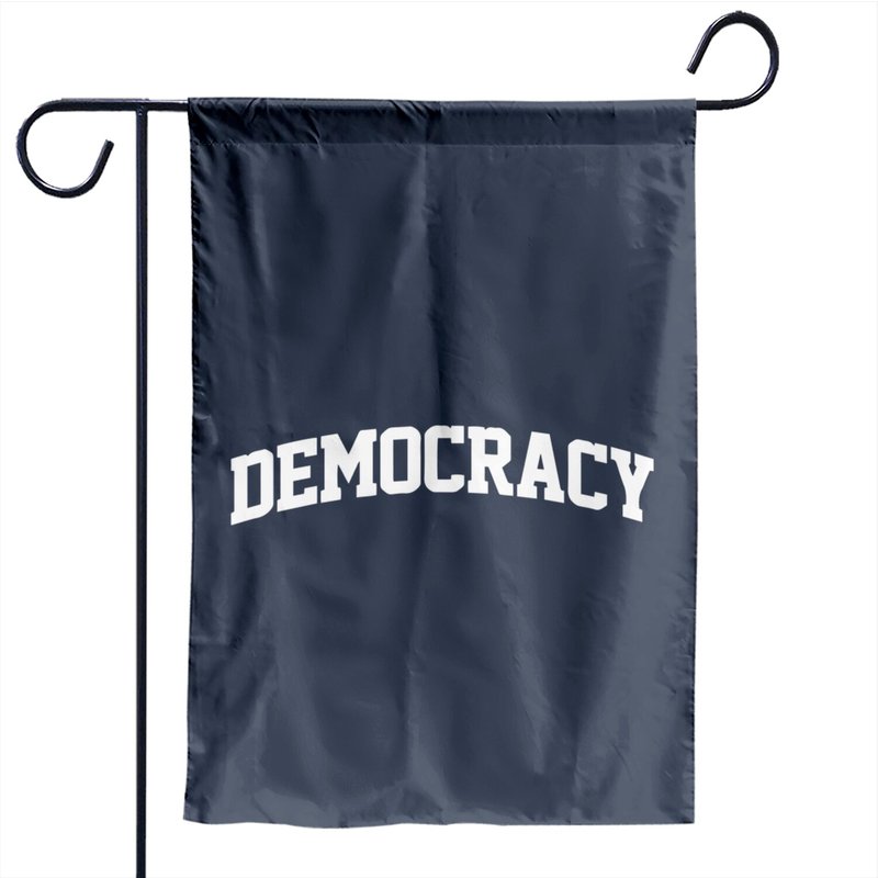 Drapeau de jardin souvenir Mens Democracy Vintage Sports Arch — Drapeaux décoratifs