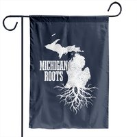 Drapeau de jardin carte de l'État du Michigan Roots Vintage Pride