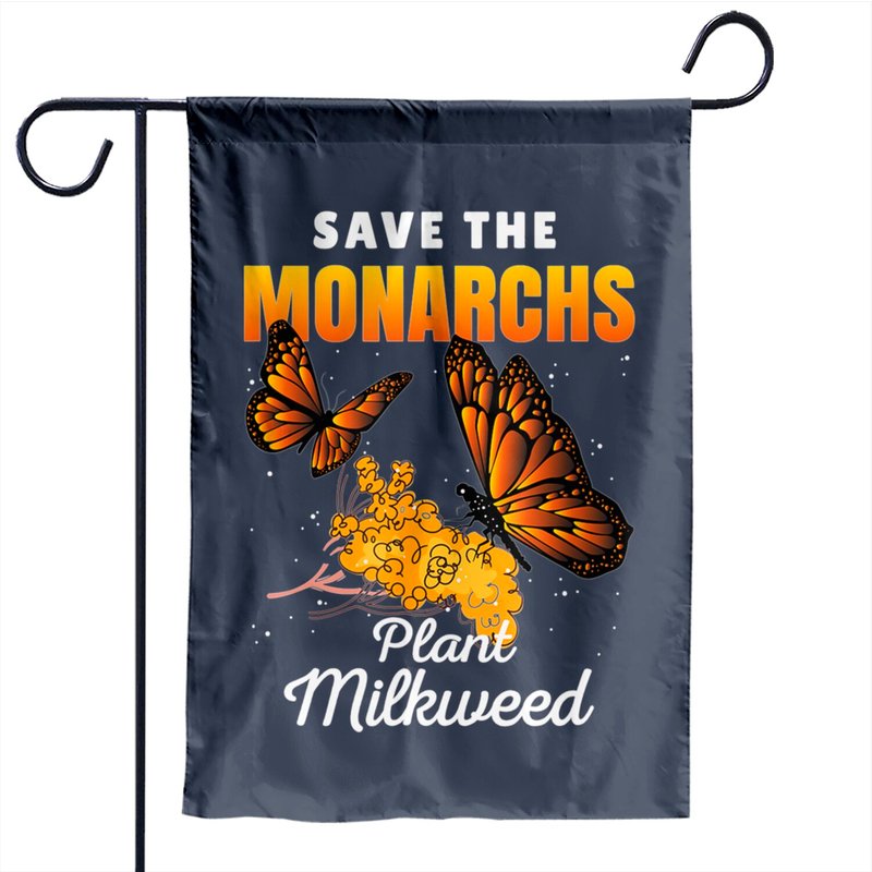 Drapeau de jardin Save Monarchs Butterfly Lover — Drapeaux décoratifs