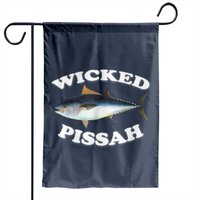 Drapeau de jardin Wicked Pissah Illustration de Thon Rouge