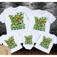 Custom Ninja Turtles Birthday Shirt for Men