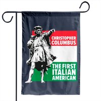 Drapeau de jardin Columbus Day par Printerval