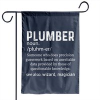 Drapeau de jardin Plumber Noun Dictionary Description