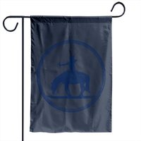 Drapeau de jardin orange amérindien pour usage extérieur