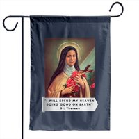 Drapeau de jardin catholique Sainte Thérèse de Lisieux