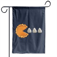 Drapeau de jardin à thème de la tarte à la citrouille pour l'Action de grâce