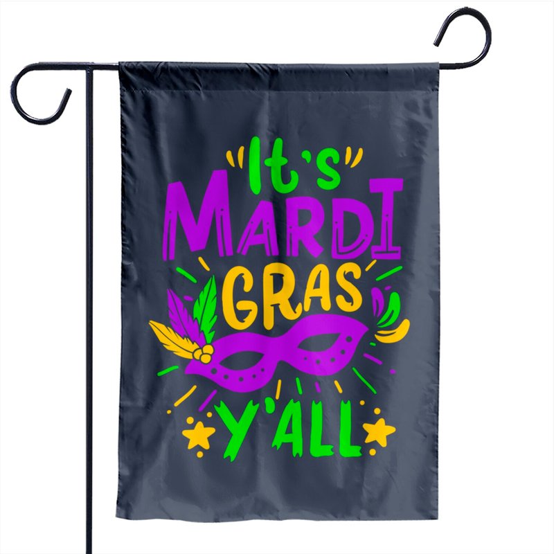 Drapeau de jardin Mardi Gras par Printerval — Drapeaux décoratifs