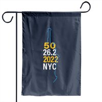 New York 2021 Marathon 50th Garden Flag — Decorative Flags
