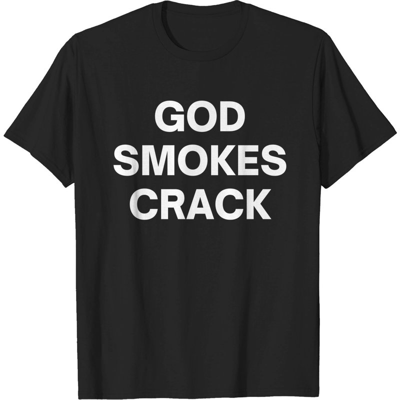 T-shirts pour hommes Nikki Sixx God Smokes Crack Motley Crue — T-shirts pour hommes